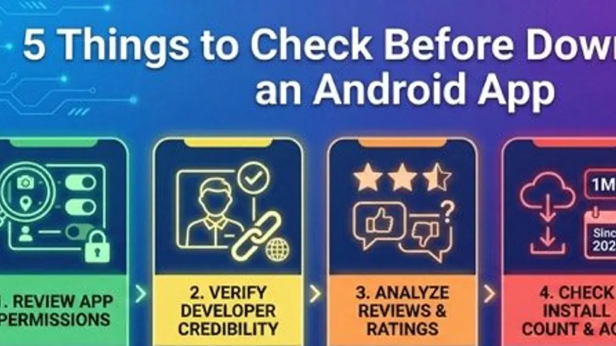 Analyze app store listing details critically – how to check if an app before downloading is legit