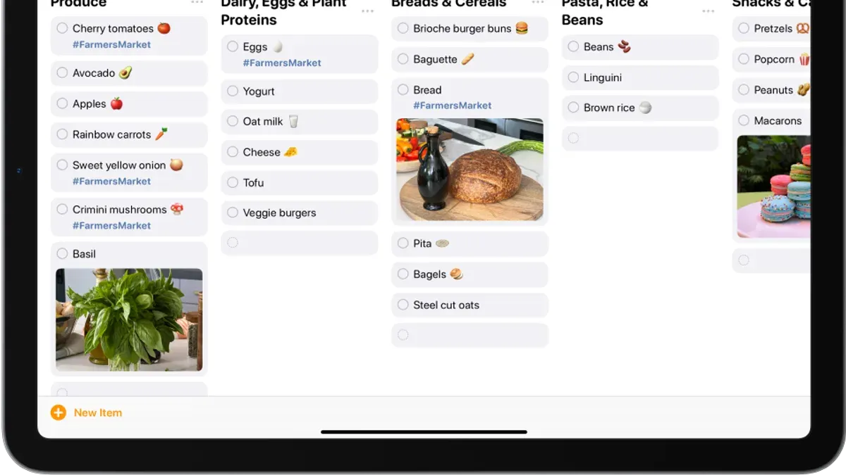 Add and Organize Grocery Items Efficiently – how to create a grocery list in Reminders on Mac