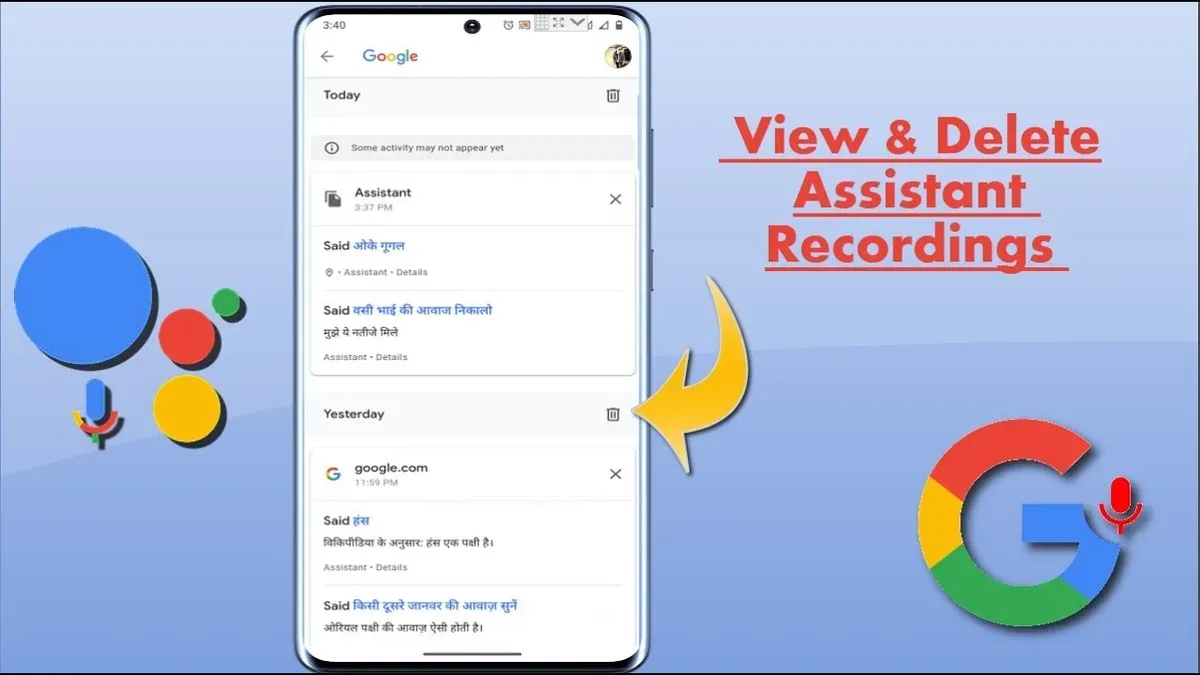 How to delete Google Assistant recordings on Android devices – how to delete Google Assistant recordings