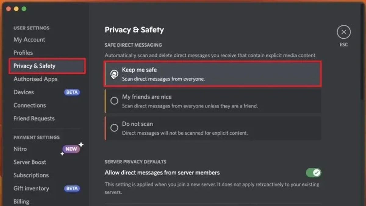 How to change Discord privacy settings for accounts and servers – Discord privacy settings