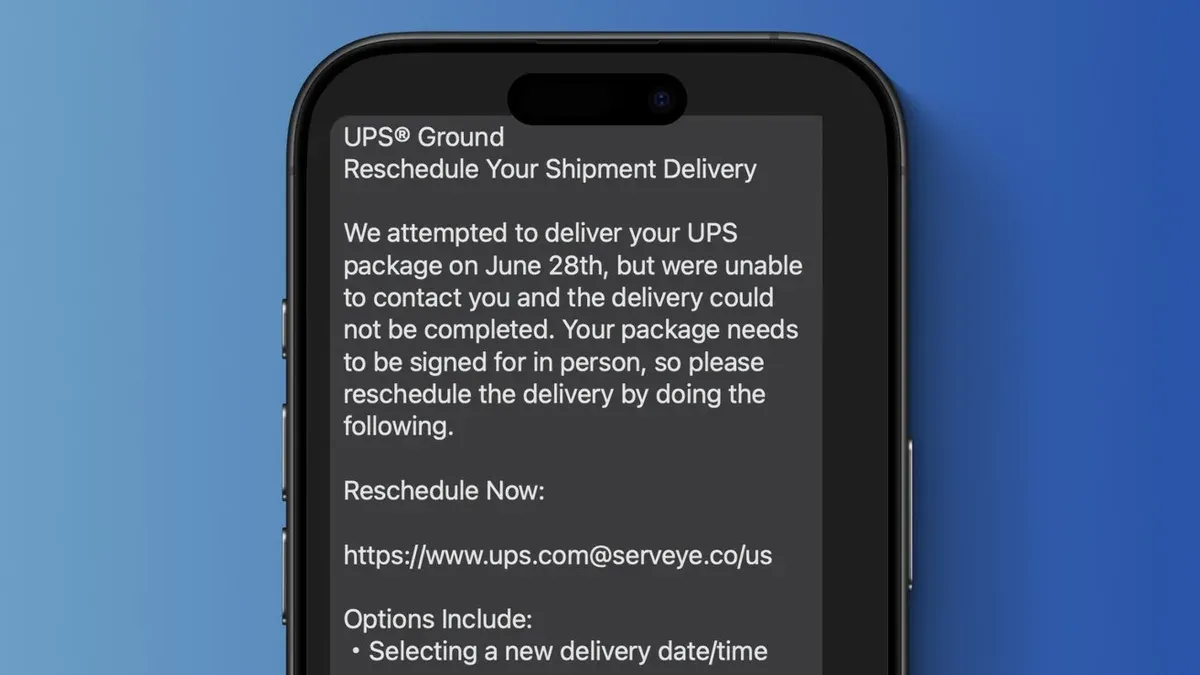 Is there a UPS scam text going around and how do these scams work – UPS scam text