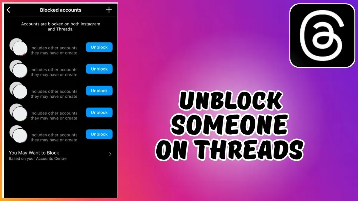 How to unblock someone on Threads – how to block someone on Threads