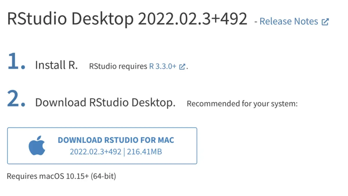 How to download RStudio on Mac – how to install R and RStudio on Mac