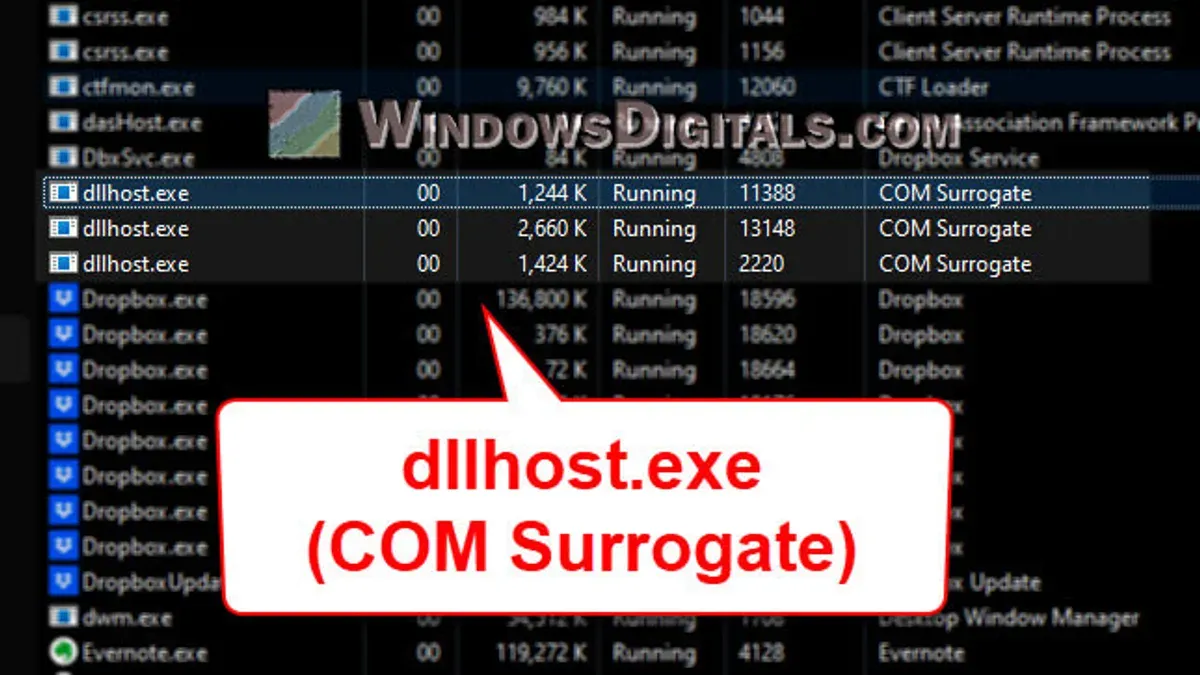 Limits of this guidance – is dllhost.exe a virus