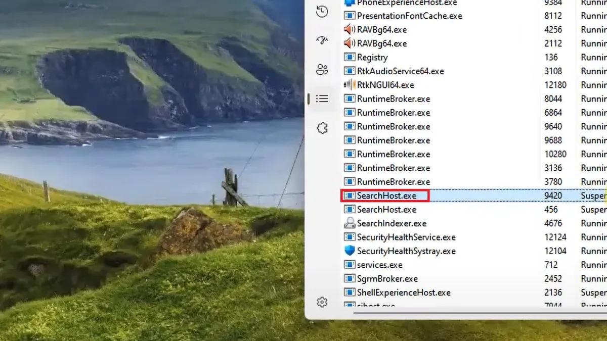 Understanding.exe files and virus risks – is SearchHost.exe a virus