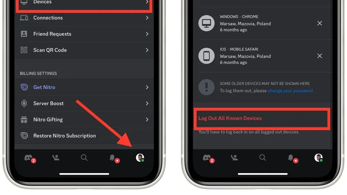 How to log out of Discord on all devices mobile – how to log out of Discord on all devices
