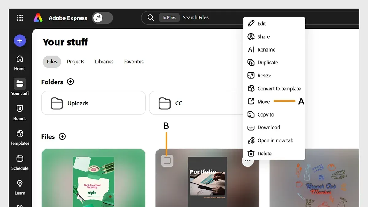 Prepare Your Adobe Express Workspace and Assets – moving from Google Sites to Adobe Express checklist
