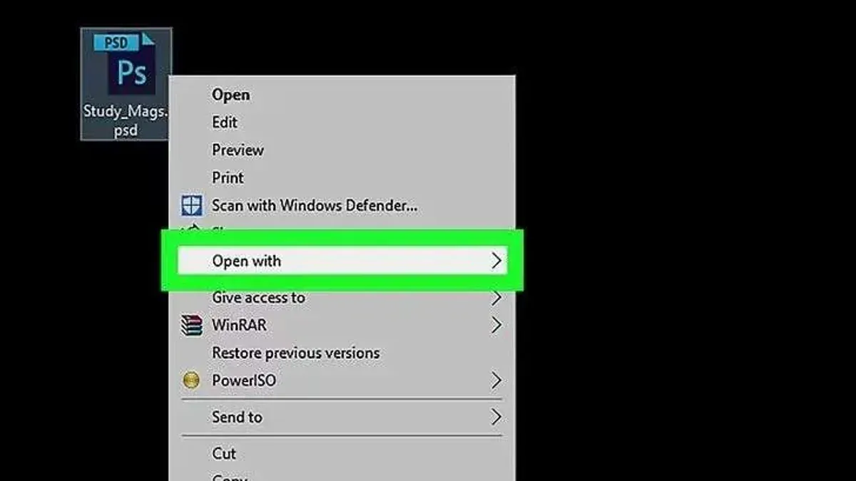 How to open a.PSD file on Windows 10 and Windows in general – how to open .psd file on Mac