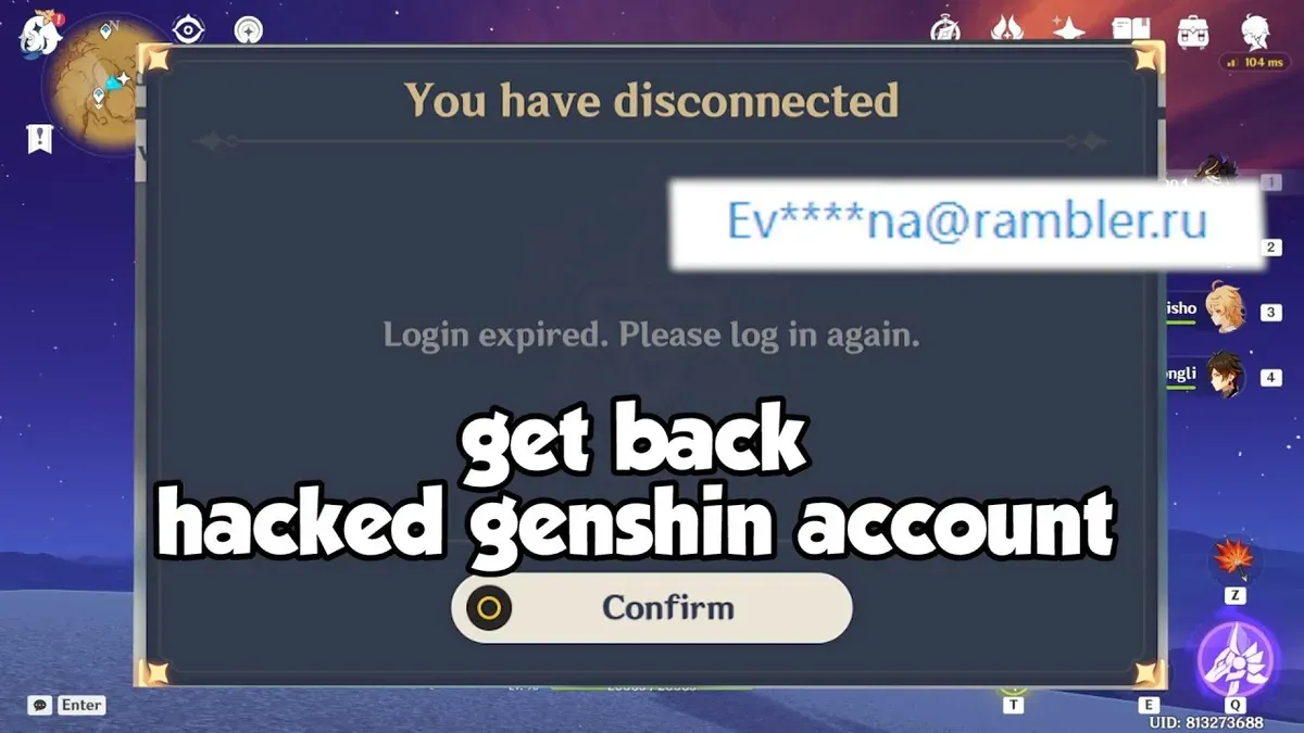 How to recover hacked Genshin Impact account – Genshin Impact account hacked