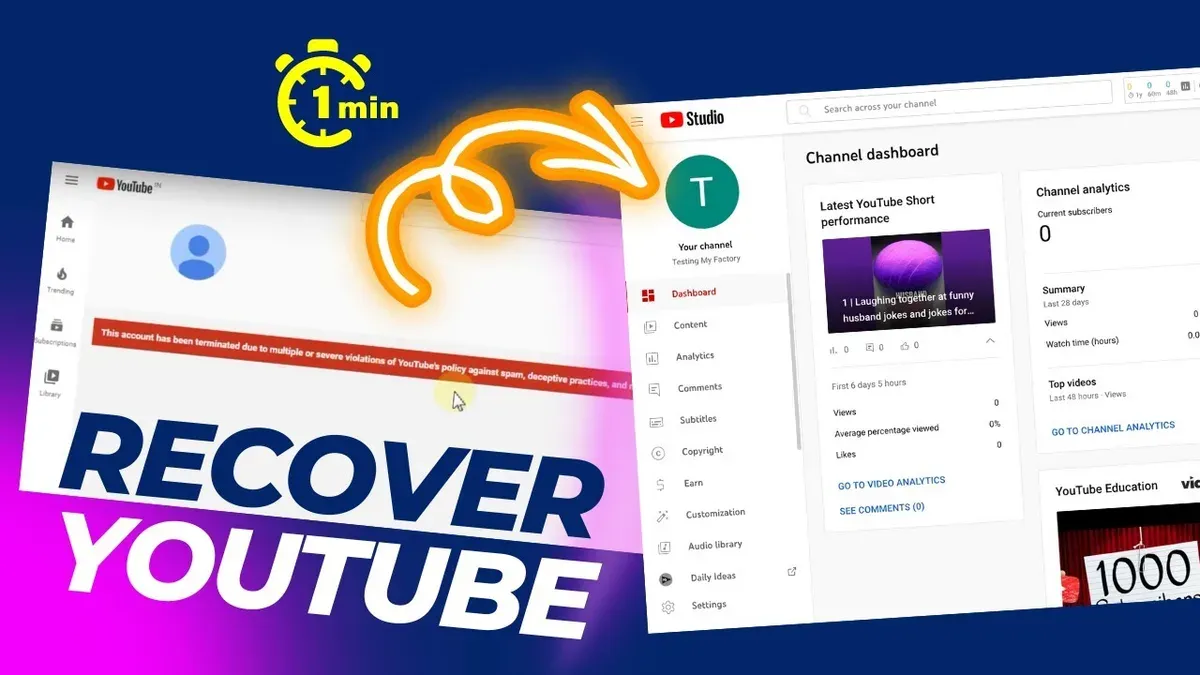How to recover YouTube channel without phone number – how to recover YouTube account without phone number