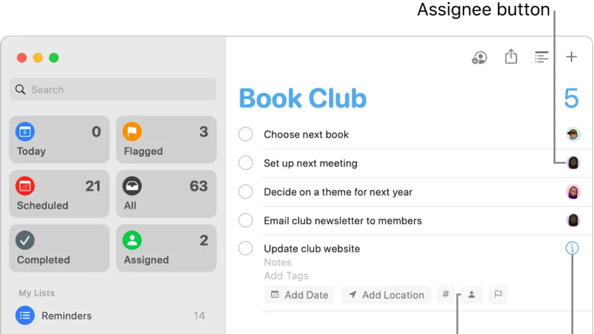 How to troubleshoot sharing reminders list on Mac – how to share a reminders list in Reminders on Mac