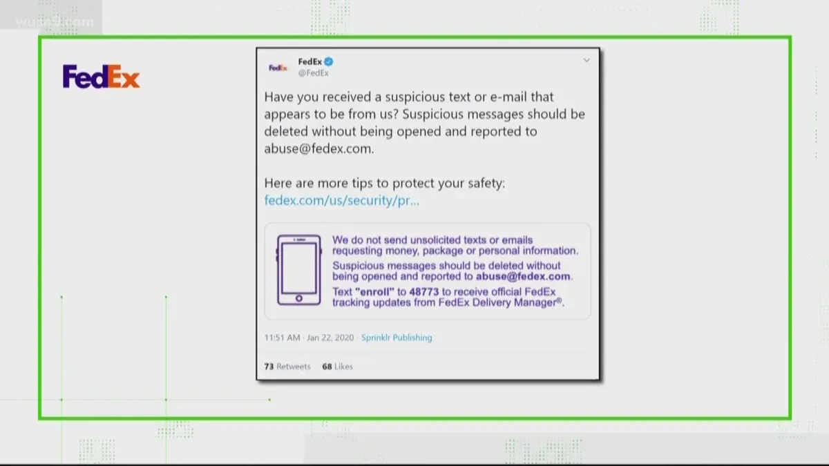 How to know if a text from FedEx is real – FedEx scam text