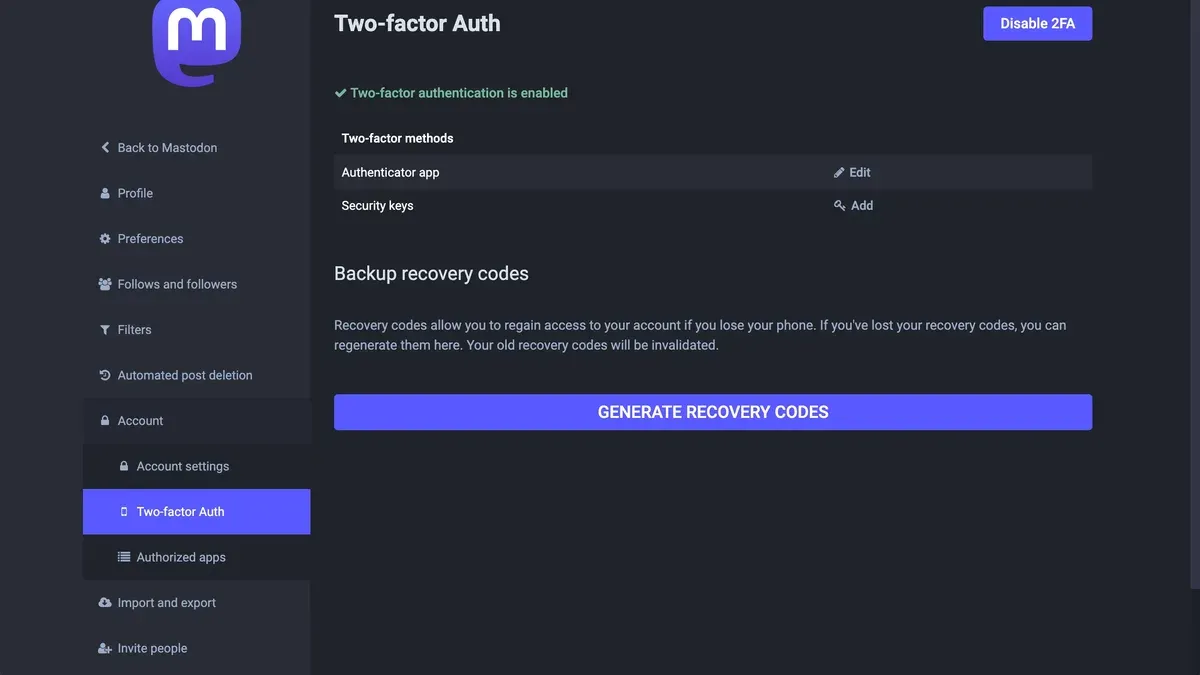 How to Enable Two-Factor Authentication on Mastodon: Step-by-Step – how to turn on two-factor authentication on Mastodon