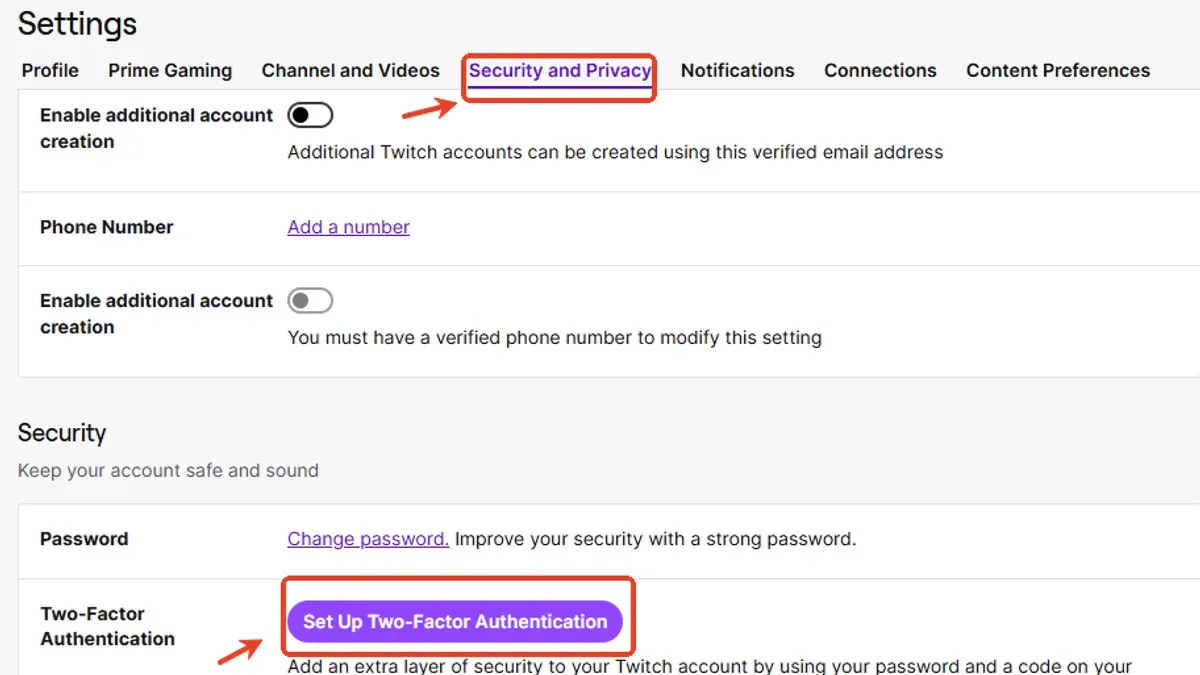 How to turn off two factor authentication on Twitch – how to turn on two-factor authentication on Twitch