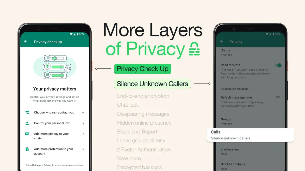 Balancing privacy and usability on WhatsApp – WhatsApp privacy settings