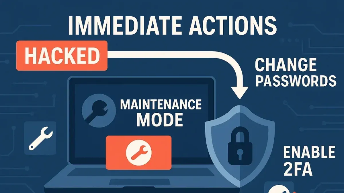 Initial Actions to Take Immediately After Discovering a Hack – WooCommerce site hacked what to do