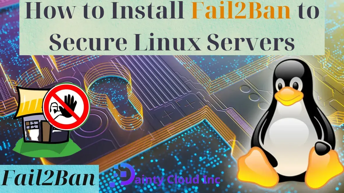 Terminal screen displaying commands to install Fail2Ban on Linux server