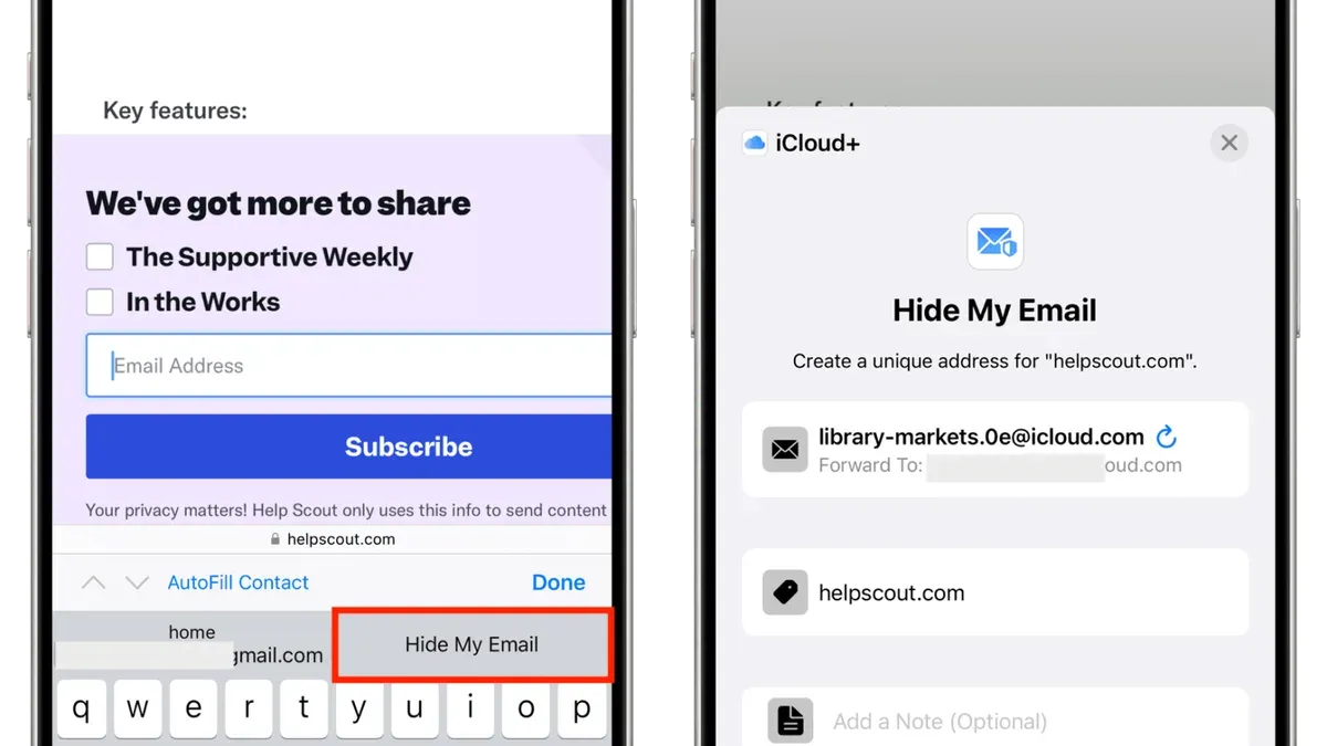How to set up Hide My Email on Apple device for email privacy