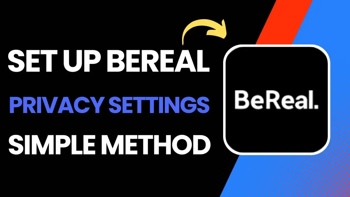 User managing BeReal privacy settings on their smartphone for better data control