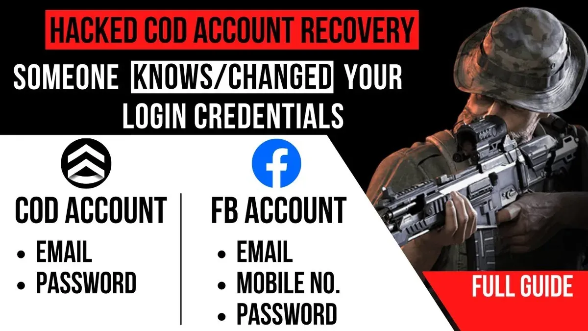 Gamer concerned about a Call of Duty account hacked incident on computer screen