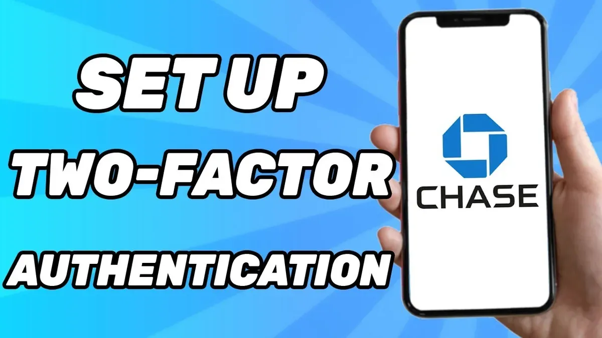 Person completing Chase two-factor authentication setup on smartphone for stronger account security