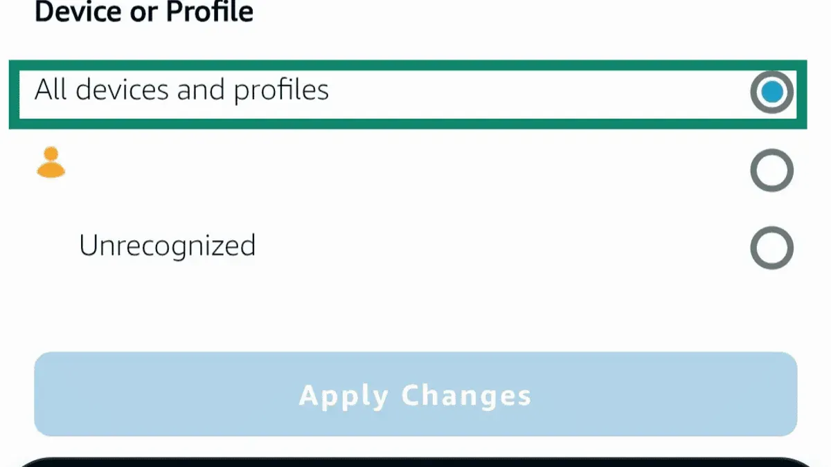 Person deleting Alexa recordings on smartphone to manage voice data privacy