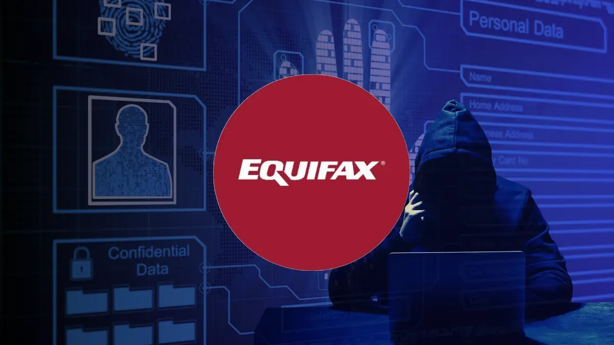 Person reviewing credit report related to Equifax data breach
