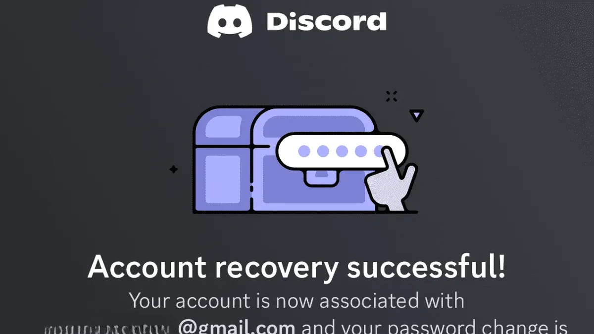 User securing a Discord account hacked by enabling two-factor authentication on laptop