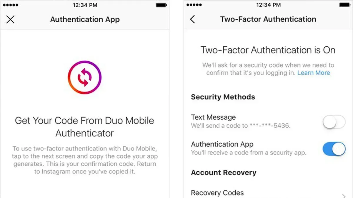 User troubleshooting Instagram two-factor authentication code not working on smartphone