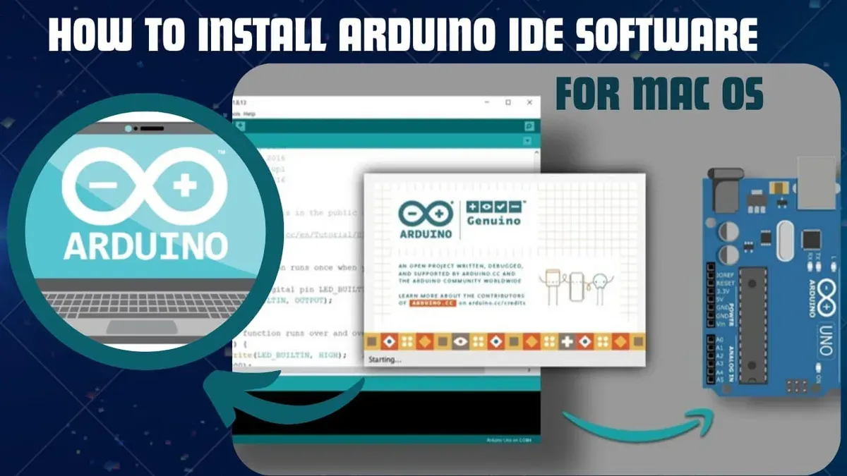 How to install Arduino IDE on Mac with Arduino board connected to laptop