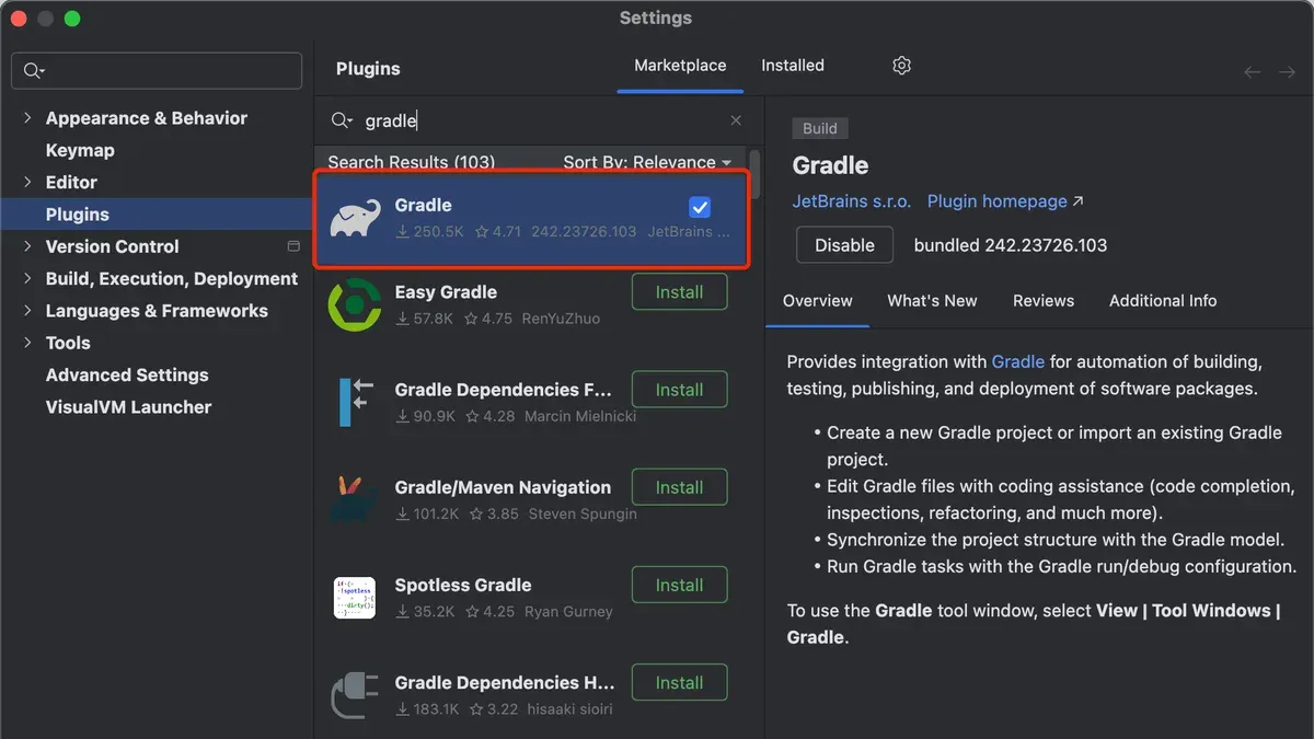 MacBook screen showing terminal commands for how to install Gradle on Mac