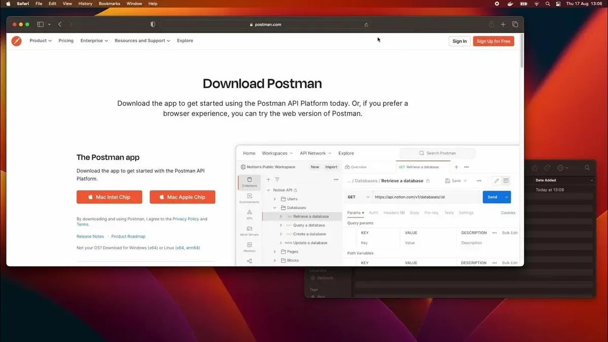 Person installing Postman on MacBook, showing how to install Postman on Mac