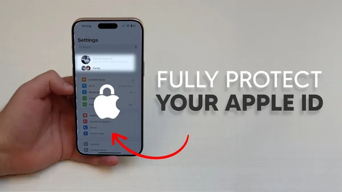 User securing Apple ID with facial recognition showing if Apple ID is safe