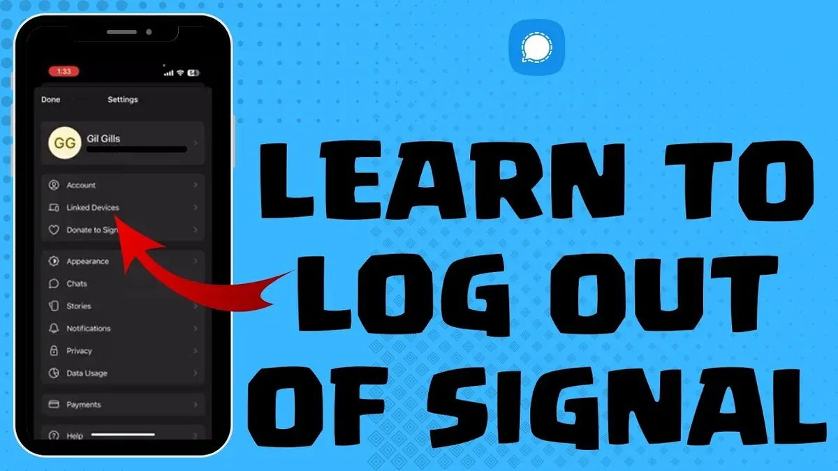 User logging out of Signal on all devices using mobile and desktop apps