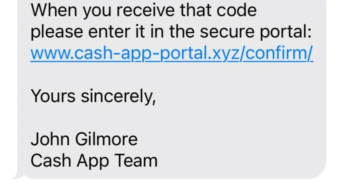 User securing Cash App account hacked with phone in hand
