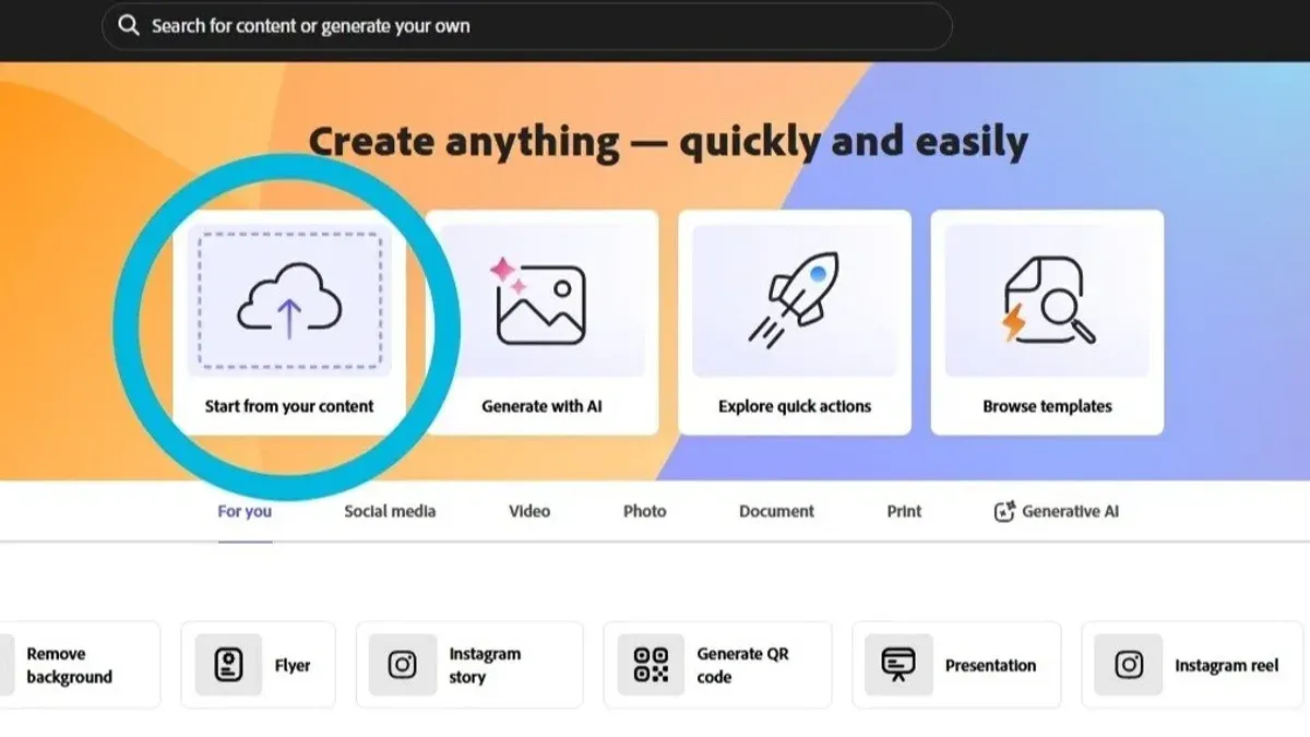 Person editing video on laptop illustrating switching from Screencastify to Adobe Express