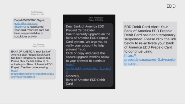 Person reviewing a suspicious Bank of America scam text message on smartphone