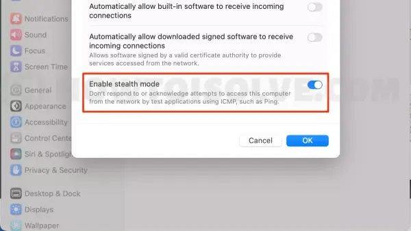 How to enable stealth mode Mac on a MacBook for better network privacy