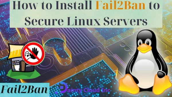 Terminal screen displaying commands to install Fail2Ban on Linux server