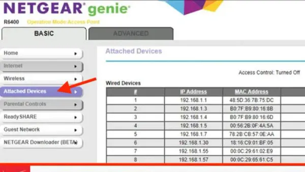 Person checking how to see devices connected to Netgear router on smartphone