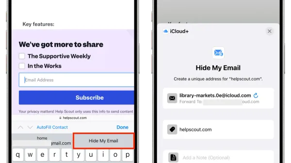 How to set up Hide My Email on Apple device for email privacy