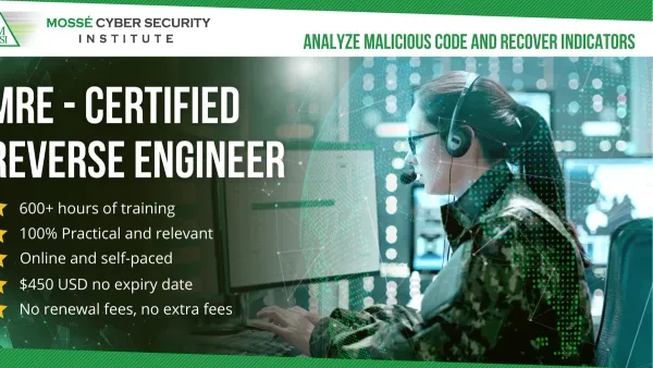 Cybersecurity professional pursuing best certifications for reverse engineer analyzing code