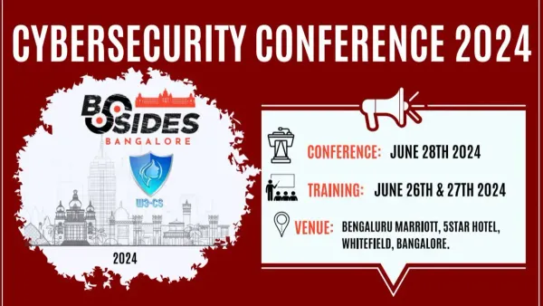 Attendees networking at a BSides security conference in an informal setting