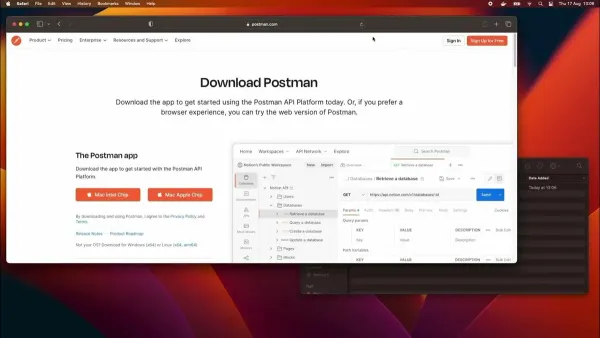 Person installing Postman on MacBook, showing how to install Postman on Mac