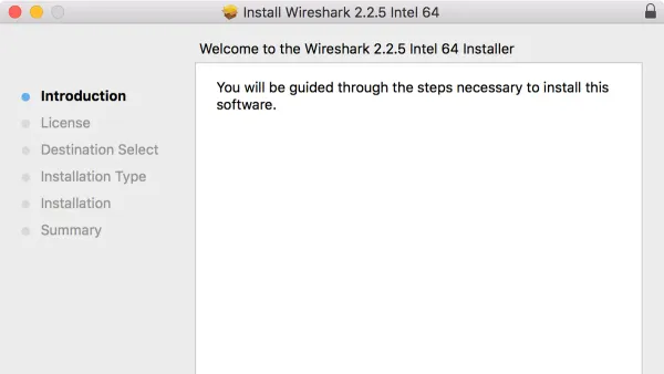 How to install Wireshark on Mac shown on MacBook screen with network data