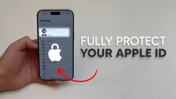 User securing Apple ID with facial recognition showing if Apple ID is safe