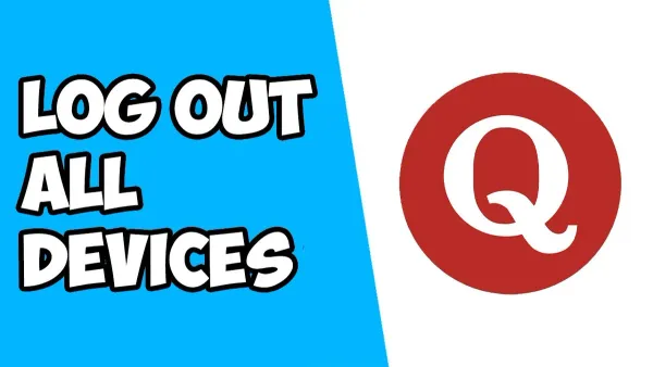 Step-by-step guide on how to log out of Quora on all devices shown on smartphone and laptop screens