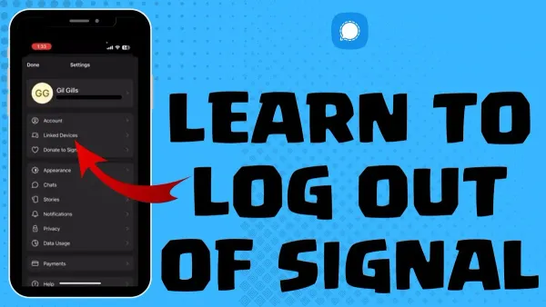 User logging out of Signal on all devices using mobile and desktop apps