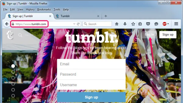 How to log out of Tumblr on all devices shown on laptop and smartphone screens