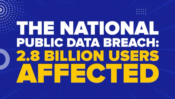 Security analyst reviewing National Public Data data breach details on computer